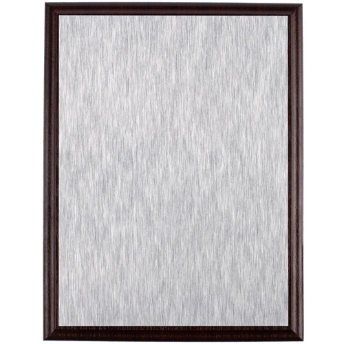 Плакетка Plaque, большая, вишня с серебристой пластиной Плакетка Plaque, большая, вишня с серебристой пластиной