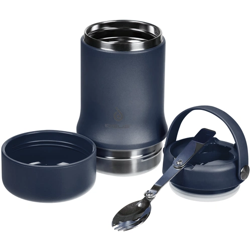 Термос для еды Tabenodo, темно-синий Термос для еды Tabenodo, темно-синий