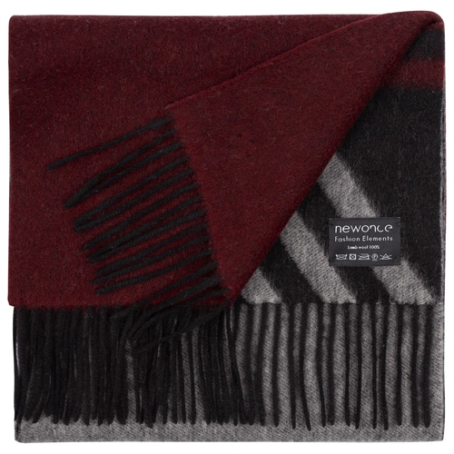 Шарф Charming, коричневый с оранжевым Шарф Charming, коричневый с оранжевым