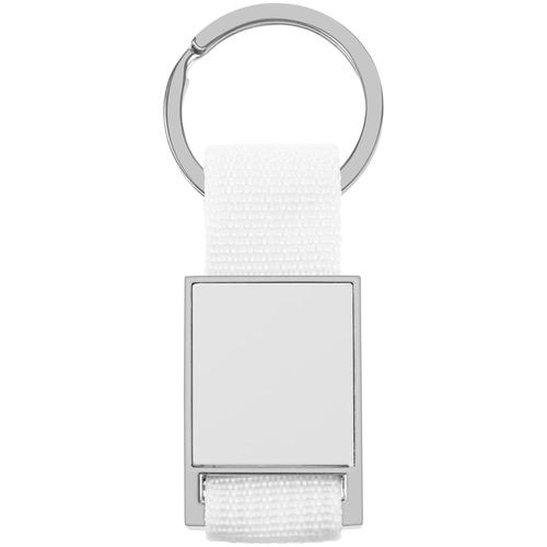 Брелок Stropp с тканевой вставкой, белый Брелок Stropp с тканевой вставкой, белый