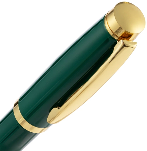 Ручка шариковая Letra Gold, глянцевая, темно-зеленая Ручка шариковая Letra Gold, глянцевая, темно-зеленая