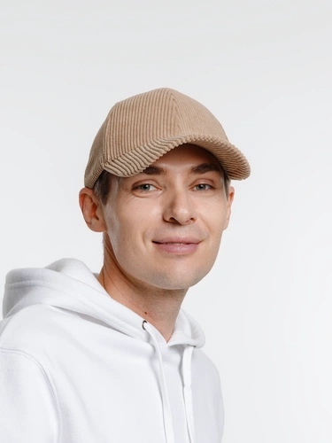 Бейсболка Soft Core, бежевая Бейсболка Soft Core, бежевая