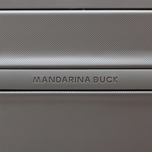 Чемодан Logoduck M, серебристый Чемодан Logoduck M, серебристый