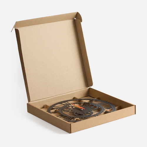 Часы «Ход времени», черные Часы «Ход времени», черные