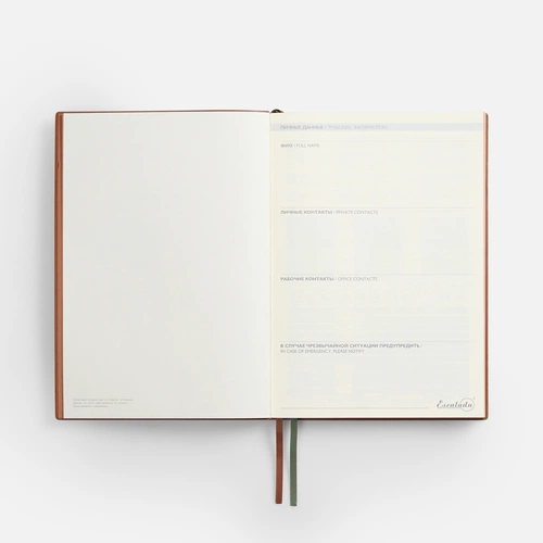 Ежедневник Avila, недатированный, зеленый Ежедневник Avila, недатированный, зеленый