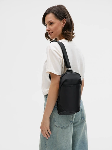 Рюкзак на одно плечо Solnex, черный Рюкзак на одно плечо Solnex, черный