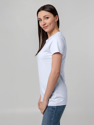 Футболка женская T-bolka Stretch Lady, белая (холодный оттенок) Футболка женская T-bolka Stretch Lady, белая (холодный оттенок)