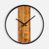 Часы Woodix, черные с коричневым