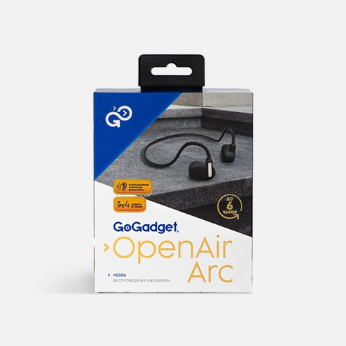 Беспроводные наушники OpenAir Arc, черные Беспроводные наушники OpenAir Arc, черные