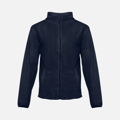 Куртка флисовая мужская Helsinki, темно-синяя Куртка флисовая мужская Helsinki, темно-синяя