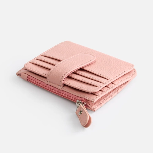 Картхолдер на молнии Unison, розовый Картхолдер на молнии Unison, розовый