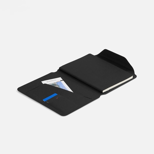 Папка с блокнотом Firmans Mini, черная Папка с блокнотом Firmans Mini, черная