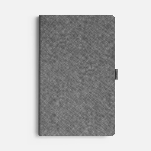 Ежедневник Lungo, недатированный, серый Ежедневник Lungo, недатированный, серый