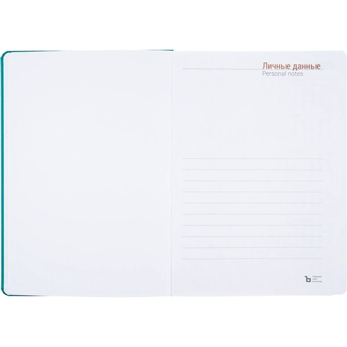 Ежедневник Basis, датированный, бирюзовый Ежедневник Basis, датированный, бирюзовый