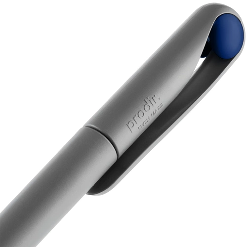 Ручка шариковая Prodir DS1 TMM Dot, серая с синим Ручка шариковая Prodir DS1 TMM Dot, серая с синим