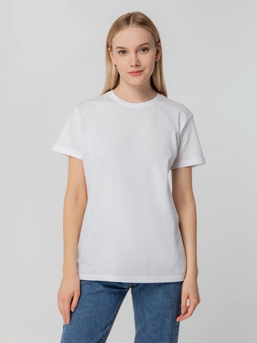 Футболка унисекс T-bolka 140, белая Футболка унисекс T-bolka 140, белая