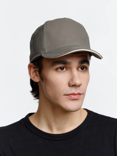 Бейсболка Long Beach, хаки с бежевым Бейсболка Long Beach, хаки с бежевым