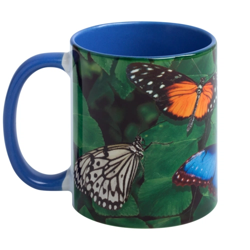 Кружка Promo Plus для сублимационной печати, голубая Кружка Promo Plus для сублимационной печати, голубая