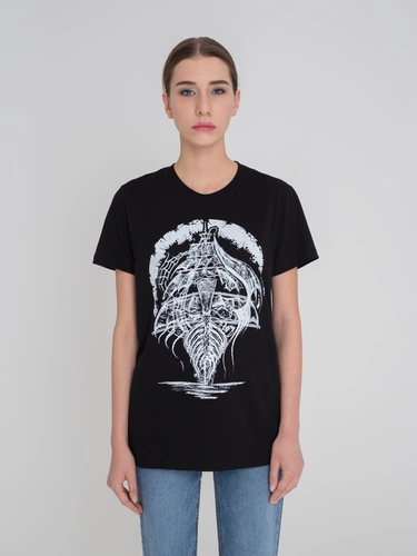 Футболка «Летучий Голландец», черная Футболка «Летучий Голландец», черная