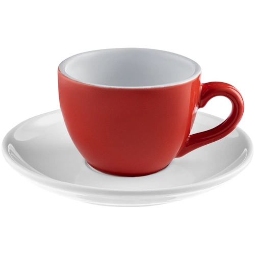 Чайная пара Cozy Morning, красная с белым Чайная пара Cozy Morning, красная с белым