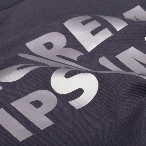 Футболка мужская Crusader Men, темно-серая (графит), размер L с флексом и прямой шелкографией