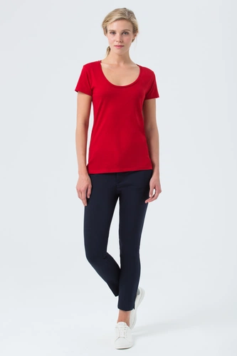 Футболка женская Metropolitan, красная Футболка женская Metropolitan, красная