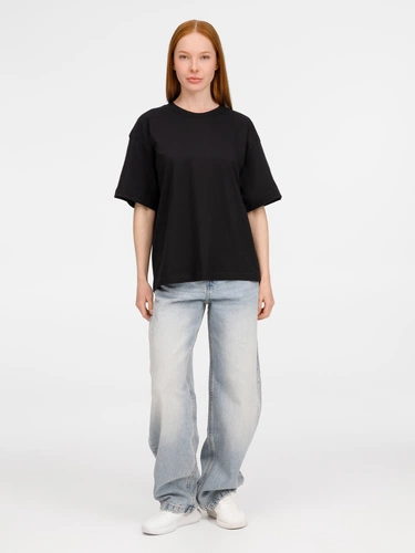 Футболка оверсайз унисекс Legacy, черная Футболка оверсайз унисекс Legacy, черная