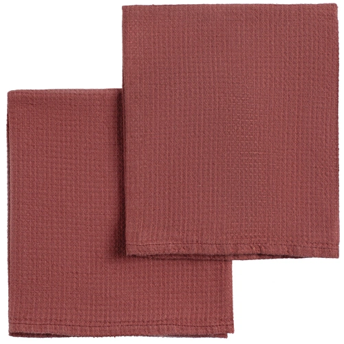 Набор полотенец Fine Line, красный Набор полотенец Fine Line, красный