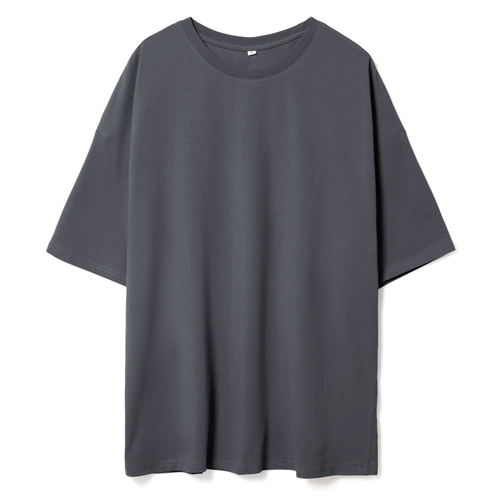 Футболка унисекс оверсайз Crosstown, темно-серая Футболка унисекс оверсайз Crosstown, темно-серая