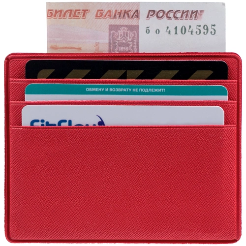 Чехол для карточек Devon, красный Чехол для карточек Devon, красный