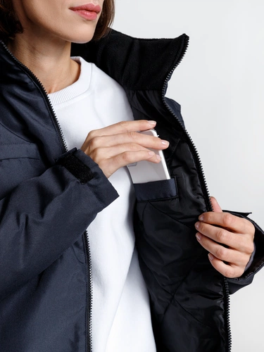 Куртка-трансформер унисекс Astana, темно-синяя Куртка-трансформер унисекс Astana, темно-синяя