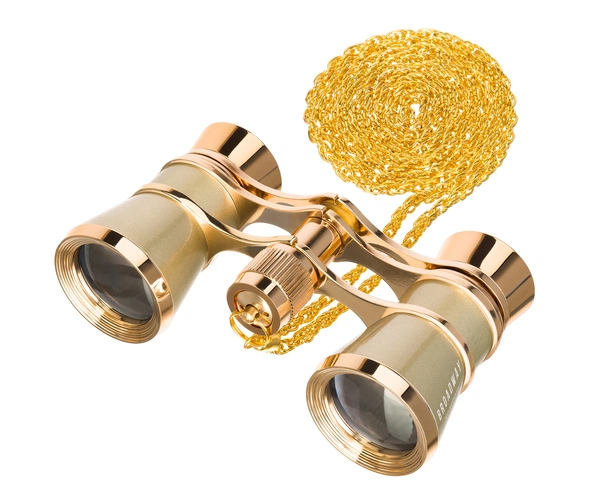 Театральный бинокль Broadway 325B, золотистый Театральный бинокль Broadway 325B, золотистый