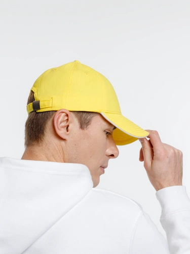 Бейсболка Spiker, желтая с белым Бейсболка Spiker, желтая с белым