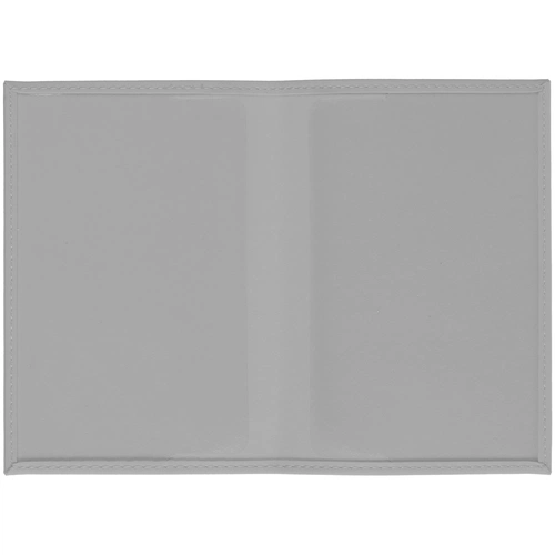 Обложка для паспорта Shall, серая Обложка для паспорта Shall, серая