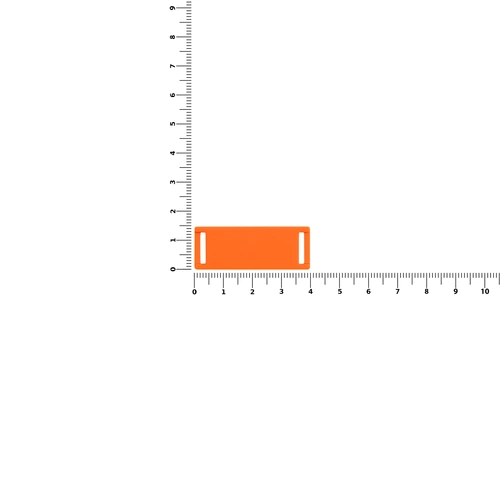 Лейбл из ПВХ Kova, оранжевый неон Лейбл из ПВХ Kova, оранжевый неон