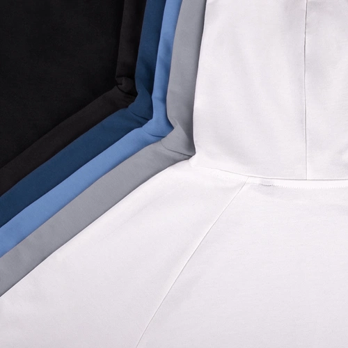 Футболка оверсайз унисекс с капюшоном Neofit, молочно-белая Футболка оверсайз унисекс с капюшоном Neofit, молочно-белая