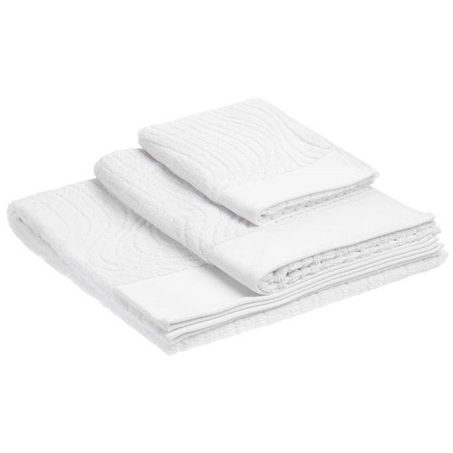 Полотенце New Wave, среднее, белое Полотенце New Wave, среднее, белое