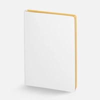 Ежедневник Nebraska Flex, недатированный, белый с золотистым