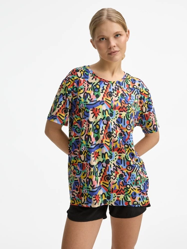 Футболка унисекс Senti с полной запечаткой на заказ Футболка унисекс Senti с полной запечаткой на заказ