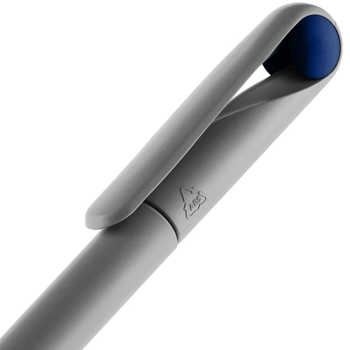 Ручка шариковая Prodir DS1 TMM Dot, серая с синим Ручка шариковая Prodir DS1 TMM Dot, серая с синим