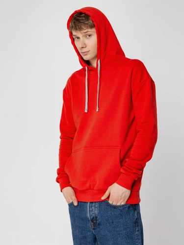 Толстовка с капюшоном Unit Kirenga Heavy, красная Толстовка с капюшоном Unit Kirenga Heavy, красная