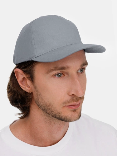 Бейсболка Long Beach, серая Бейсболка Long Beach, серая