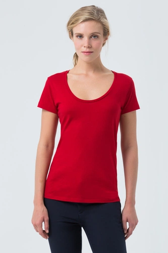 Футболка женская Metropolitan, красная Футболка женская Metropolitan, красная