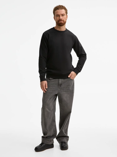 Толстовка унисекс Sully, черная Толстовка унисекс Sully, черная