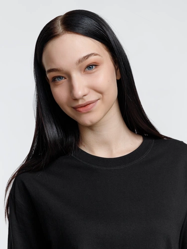 Футболка унисекс с длинным рукавом Pioneer LSL, черная Футболка унисекс с длинным рукавом Pioneer LSL, черная