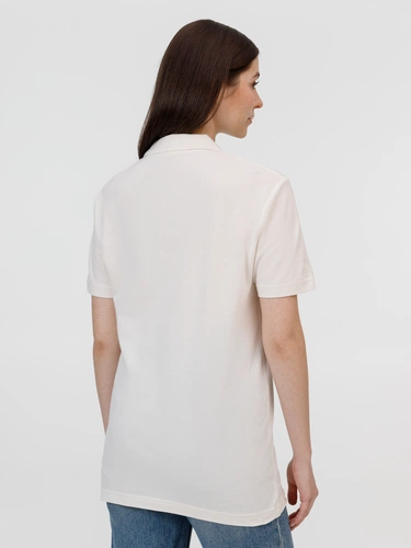 Рубашка поло унисекс Pulse, молочно-белая Рубашка поло унисекс Pulse, молочно-белая