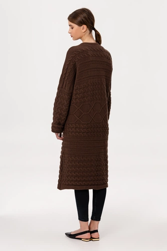 Кардиган женский Warmheart, коричневый Кардиган женский Warmheart, коричневый