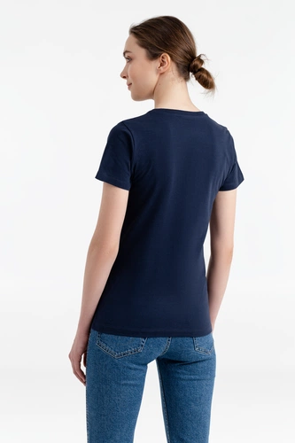 Футболка женская T-bolka Stretch Light Lady, темно-синяя (navy) Футболка женская T-bolka Stretch Light Lady, темно-синяя (navy)