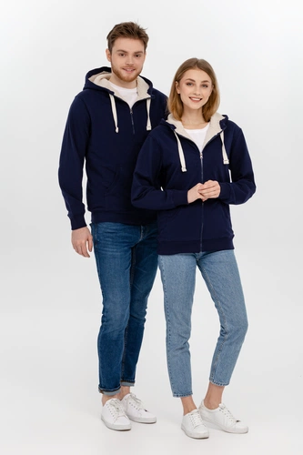 Толстовка на молнии Kulonga Sherpa, темно-синяя Толстовка на молнии Kulonga Sherpa, темно-синяя