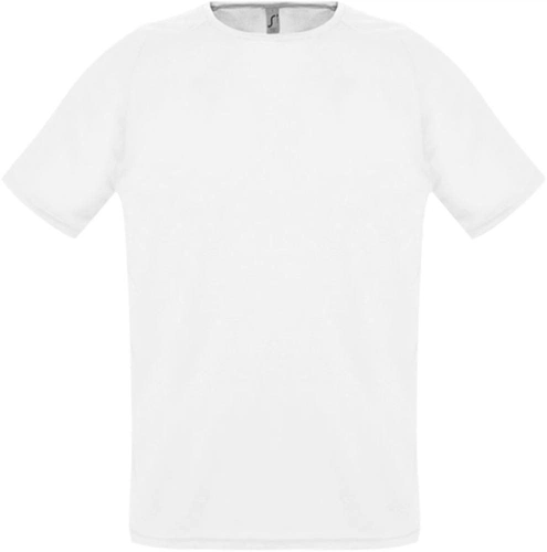 Футболка унисекс Sporty 140, белая Футболка унисекс Sporty 140, белая